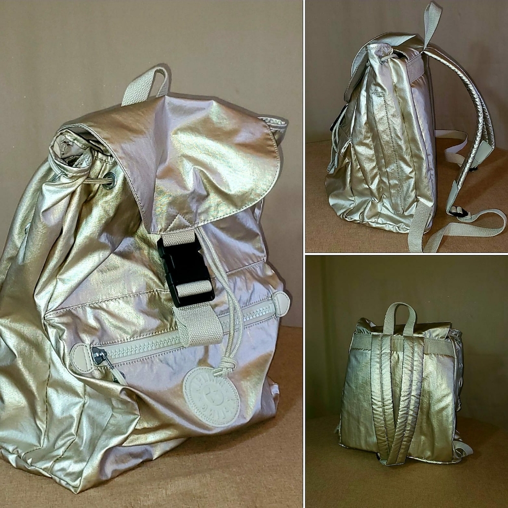 Gold Color Backpack